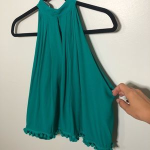 Lovers + Friends Botanic Pom Pom Crop Tank